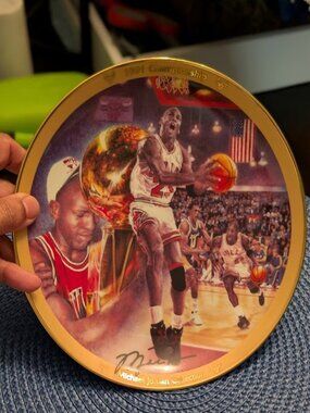 O1 UPPER DECK "1991 Championship" Limited Edition Collector Plate